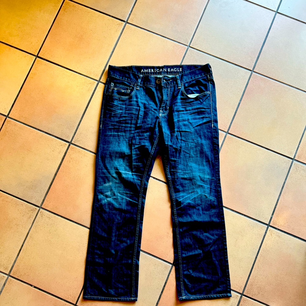 American Eagle Size 36/32 Low Rise Boot Cut Men’s Jeans